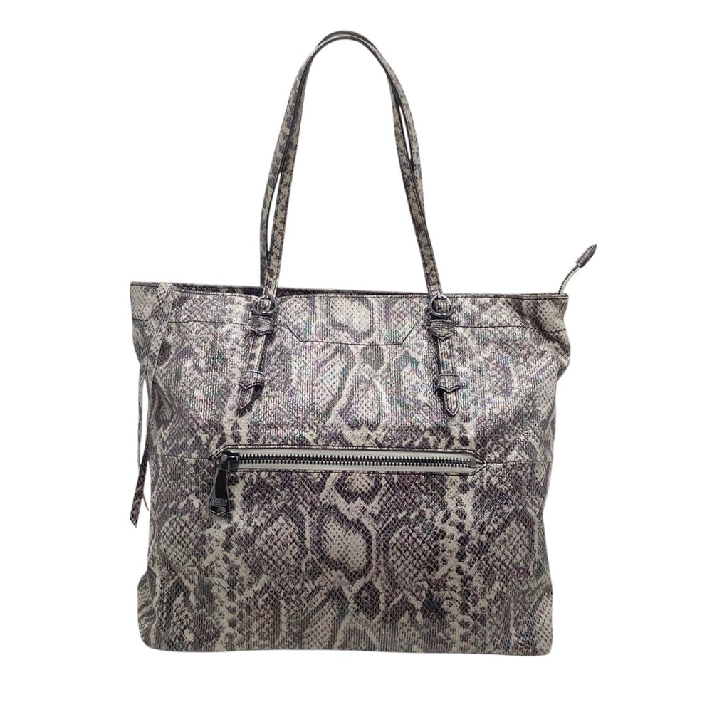 {Aimee Kestenberg}Leather Metallic Snakeskin Tote